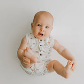 Tank Organic Romper | crab